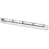 Digitus Modulært patchpanel, 24 RJ-45 porte, Patch Panel Sølv