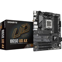GIGABYTE B650 UD AX bundkort AMD B650 Sokkel AM5 ATX Sort/grå, AMD, Sokkel AM5, AMD Ryzen 7000 Series, AMD Ryzen 8000 Series, AMD Ryzen 9000 Series, Sokkel AM5, DDR5-SDRAM, 256 GB