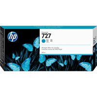 HP 727 DesignJet-blækpatron med 300 ml, cyan cyan, Farvebaseret blæk, 300 ml, 1 stk