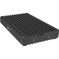 ICY BOX IB-2817M-C32 SSD kabinet Sort M.2, Drev kabinet Sort, SSD kabinet, M.2, PCI Express 3.0, 6 Gbit/sek., USB-tilslutning, Sort