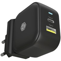 ICY BOX IB-PS106-PD, Oplader Sort