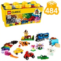 LEGO Classic Mellemstor-kasse med klodser, Bygge legetøj Flerfarvet, 4 År, 484 pcs, Dreng, 99 År, Klassisk - 10696