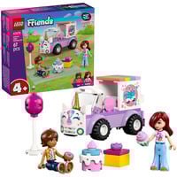 LEGO Friends Enhjørning kageleveringsvogn, Bygge legetøj 