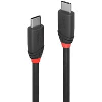 Lindy 36906 USB-kabel USB 3.2 Gen 1 (3.1 Gen 1) 1 m USB C 10 Gbit/sek. Sort Sort, 1 m, USB C, USB C, USB 3.2 Gen 1 (3.1 Gen 1), 10 Gbit/sek., Sort
