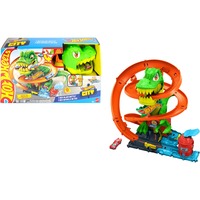 Mattel T-Rex Blaze Battle, Racerbane Kørebane, legetøj, 4 År, Plast, Flerfarvet
