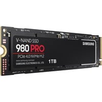 SAMSUNG 980 PRO M.2 1000 GB PCI Express 4.0 V-NAND MLC NVMe, Solid state-drev 1000 GB, M.2, 7000 MB/s