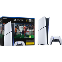 Sony Sony PS5 ConsoleSlim Digital 825GB FC26, Spillekonsol Hvid/Sort