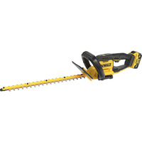 DEWALT Batteri hækklipper DCMHT562P1-QW, 18 Volt, Hækkeklipper Gul/Sort