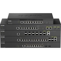 D-Link DXS-1210-10TS Administreret L2/L3 10G Ethernet (100/1000/10000) 1U Sort, Sølv, Switch Administreret, L2/L3, 10G Ethernet (100/1000/10000), Stativ-montering, 1U