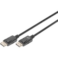 Digitus DisplayPort tilslutningskabel, UHD 4K Sort