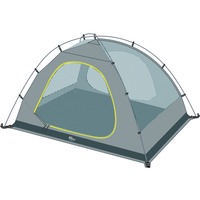 Jack Wolfskin Kuppelzelt REAL DOME LITE II, Telt Sølv