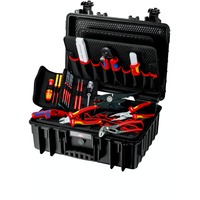 KNIPEX Værktøjskasse "Robust23" Elektro, 25 dele, Værktøjssæt Sort