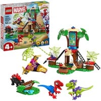 LEGO Spidey og Gobbys raptorkamp ved hovedkvarteret, Bygge legetøj Byggesæt, 4 År, Plast, 143 stk, 533 g