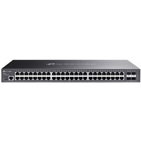 TP-Link Omada SG3452 netværksswitch Administreret L2+ Gigabit Ethernet (10/100/1000) 1U Sort Administreret, L2+, Gigabit Ethernet (10/100/1000), Stativ-montering, 1U