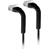 Ubiquiti U-Cable-Patch-0.3M-RJ45-BK, Kabel Sort