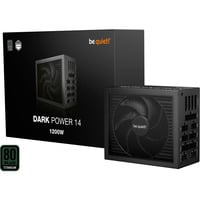 be quiet! Dark Power 14 1200 W - 80 Plus Titanium enhed til strømforsyning 20+4 pin ATX ATX Sort, PC strømforsyning Sort, 1200 W, 100 - 240 V, 1300 W, 50/60 Hz, 10 A, 5 A
