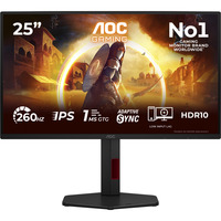 AOC AGON 25G4ZR, Gaming Skærm Sort (mat)