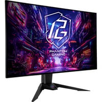 ASRock PGO32UFS OLED, Gaming Skærm Sort