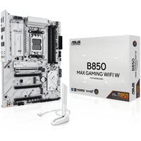 ASUS B850 MAX GAMING WIFI W AMD B850 Sokkel AM5 ATX, Bundkort AMD, Sokkel AM5, AMD Ryzen 7000 Series, AMD Ryzen 8000 Series, AMD Ryzen 9000 Series, Sokkel AM5, DDR5-SDRAM, 256 GB
