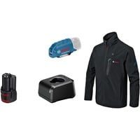 Bosch Heat+Jacket GHJ 12+18V Kit størrelse M, Arbeitskleidung Sort