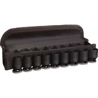 Bosch PRO Impact topnøglesæt 3/8", 9 dele Sort