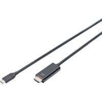 Digitus USB-C adapterkabel USB-C > HDMI A, 4K @ 60HZ Sort