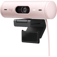 Logitech Brio 500, Webcam Rosa/Sort