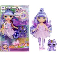 MGA Entertainment Rainbow High Littles Rainbow Fantasy Fairies Doll- Amethyst (purple), Dukke Rainbow High Littles Rainbow Fantasy Fairies Doll- Amethyst (purple), Mode dukke, Hunstik, 4 År, Dreng/Pige, 140 mm, Flerfarvet