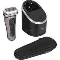 Procter & Gamble Series 9 Pro+ 9565cc Wet & Dry Folie shaver Trimmer Metallic Sølv/Sort, Folie shaver, Metallic, Batteri, 60 min., Kasse, 1 stk