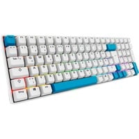 Sharkoon SKILLER SGK50 S2 PBT, Gaming-tastatur Hvid, DE-layout, Gateron G Pro 3.0 Yellow