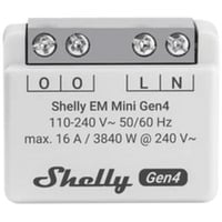 Shelly EM Mini Gen4, Måleinstrument grå