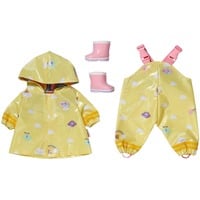 ZAPF Creation BABY born Deluxe Rain Outfit 43cm, Dukke tilbehør Gul/Pink, BABY born Deluxe Rain Outfit 43cm, Dukke regnsæt, 3 År