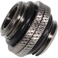 Alphacool ES dobbeltnippel stikbar G1/4 udv. til G1/4 udv. drejelig, Connector Sort
