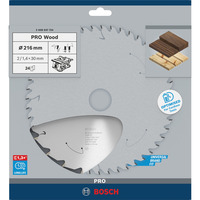 Bosch 2 608 837 724 rundsavklinge 21,6 cm 1 stk Hårdt træ, Blødt træ, 21,6 cm, 3 cm, 1,2 mm, 7000 rpm, 1,7 mm