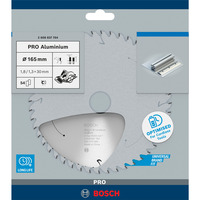 Bosch 2 608 837 764 rundsavklinge 16,5 cm 1 stk Aluminium, Metal uden jern, 16,5 cm, 3 cm, 1,3 mm, 9500 rpm, 1,8 mm