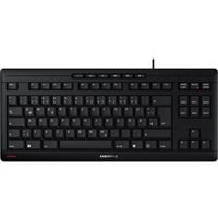 CHERRY STREAM KEYBOARD TKL tastatur Universel USB QWERTY Engelsk Sort Sort, EU-layout (antal), SX teknologi, Ledningsført, USB, Saksnøglekontakt, QWERTY, Sort