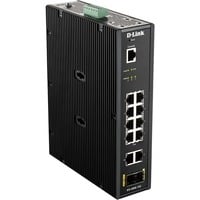 D-Link DIS-200G-12S netværksswitch Administreret L2 Gigabit Ethernet (10/100/1000) Sort Administreret, L2, Gigabit Ethernet (10/100/1000), Fuld duplex, Stativ-montering, Kan monteres på væggen