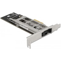 DeLOCK 47003 interface-kort/adapter Intern M.2, Monteringsrammen PCIe, M.2, PCIe 3.0, Grå, 32 Gbit/sek., -40 - 85 °C