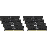 Kingston FURY FURY 256GB 5600MT/s DDR5 ECC Reg CL36 DIMM (sæt med 8) Renegade Pro XMP, Hukommelse Sort, 256 GB, 8 x 32 GB, DDR5, 288-pin DIMM, Sort