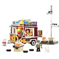 Lumibricks Chili Dog trailer, Bygge legetøj 