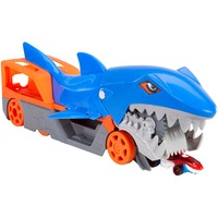 Mattel City Hot Wheels-transportvogn med hajgab, Spil køretøj Køretøjssæt, 4 År, Plast, Flerfarvet