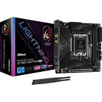 ASRock Z790I LIGHTNING WIFI, Bundkort Sort/Sølv