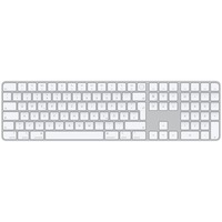 Apple Magic Keyboard tastatur Bluetooth QWERTZ Tysk Hvid Sølv/Hvid, DE-layout, Fuld størrelse (100 %), Bluetooth, QWERTZ, Hvid