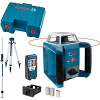 Bosch GRL 400 H Professional Rotationsniveau 400 m 635 nm (< 1 mW), Roterende laser Blå, 400 m, 0,08 mm/m, 5°, 600 rpm, Rød, 635 nm (< 1 mW)