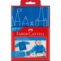 Faber-Castell 201203 male forklæde One size Blå Polyester, Maler forklæde Blå, Blå, Polyester, One size, 6 År, 1 lommer, 30 °C