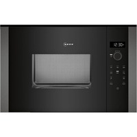 Neff HLAWD23G0 mikrobølgeovn Grafit Solo mikroovn Indbygget 20 L 800 W Sort/grafit, Indbygget, Solo mikroovn, 20 L, 800 W, Indbygget skærm, LED