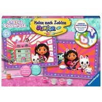 Ravensburger Maleri efter tal Junior - DreamWorks Gabby's Dollhouse, Maling 