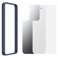 SAMSUNG EF-MS906C mobiltelefon etui 16,8 cm (6.6") Ramme Marineblå, Mobiltelefon Cover Blå/gennemsigtig, Ramme, Samsung, Samsung Galaxy S22+, 16,8 cm (6.6"), Marineblå