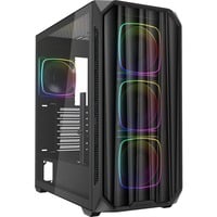 Sharkoon AK5M RGB , Towerkabinet Sort