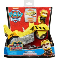 Spin Master Moto Pups Rubble’s Deluxe Pull Back Motorcycle Vehicle, Spil køretøj Gul, PAW Patrol Moto Pups Rubble’s Deluxe Pull Back Motorcycle Vehicle, Motorcykel, PAW Patrol, 3 År, Sort, Gul
